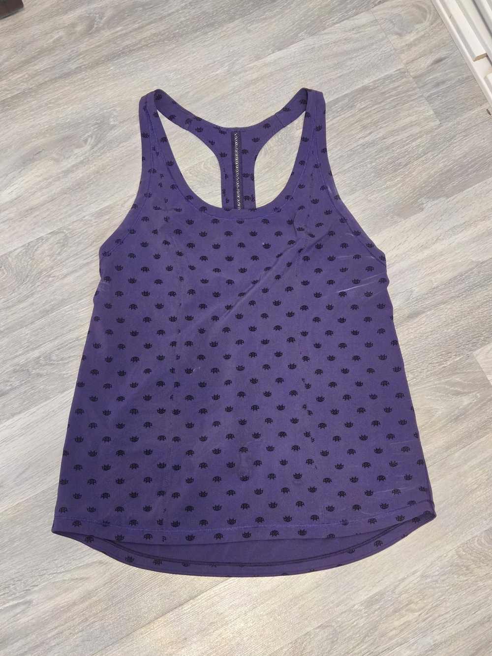 Rare Lululemon Lightened Up Singlet Seawheeze Purple Tank